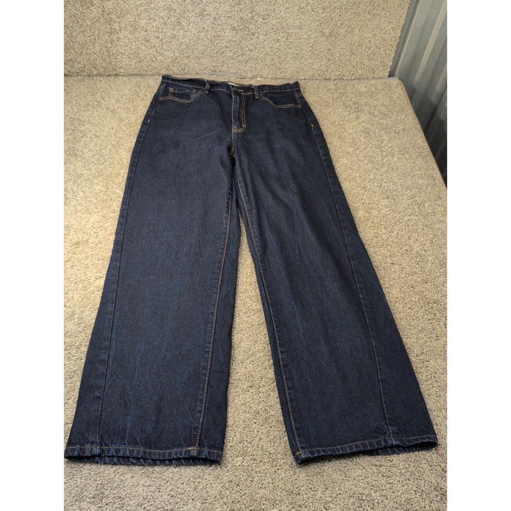 Hidden Jeans Wide Leg High Rise Dark Wash Indigo Denim HD9117D-REN Size 31 Mens